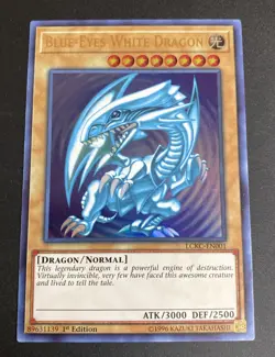 Yugioh - Blue-Eyes White Dragon LCKC-EN001 1st Edition ULTRA VLP/NM X1 - SDK - Image 1