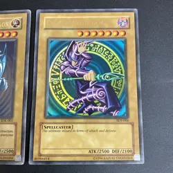 Yugioh - Blue-Eyes White Dragon SDK-001 + Dark Magician SDY-006 ULTRA SET - Image 3