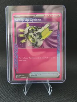 Pokemon TCG Scoop Up Cyclone Holo Card 128/131 Prismatic Evolutions - Image 3