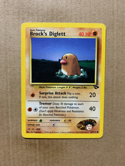 Brock's Diglett 67/132 Gym Challenge - Common Pokemon Card - HP - Image 1