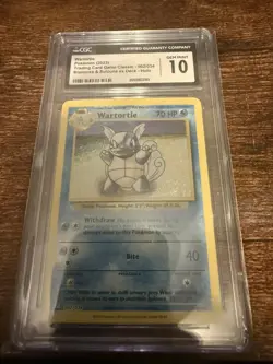 CGC 10 Wartortle 002/034 CLB Trading Card Game Classic Holo Pokemon TCG card - Image 3
