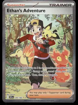 Pokemon Cards Ethan's Adventure 236/182 Destined Rivals NM *2 - Image 1