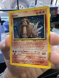 Entei 6/64 Pokemon Neo Revelation Unlimited Holo Rare Card WOTC LP TCG CARD - Image 2