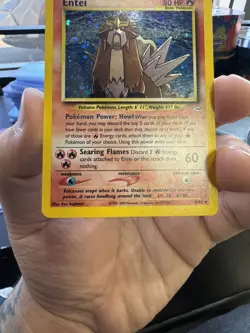 Entei 6/64 Pokemon Neo Revelation Unlimited Holo Rare Card WOTC LP TCG CARD - Image 3