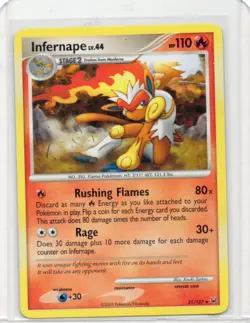 Pokemon Card - Infernape - 31/127 - Platinum - 2009 - Image 1