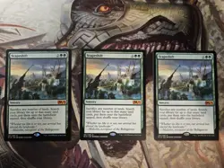 THREE (3) MTG Scapeshift Magic: the Gathering Cards From Core Set 2019! (M19) - Image 1