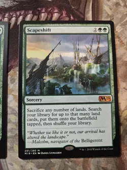 THREE (3) MTG Scapeshift Magic: the Gathering Cards From Core Set 2019! (M19) - Image 5