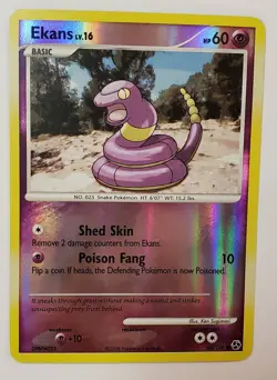 Ekans 66/106 Great Encounters Reverse Holo Pokemon Card 2008 NM - Image 1