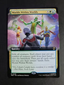 Worlds Within Worlds (Extended Art) Rare MTG Marvel Super Heroes - Image 1