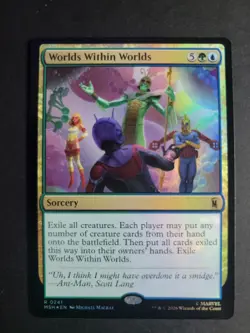 Worlds Within Worlds (Foil) Rare MTG Marvel Super Heroes - Image 1