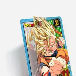 Dragon Ball Z Carddass Super Battle Card No. 573 Goku Prism 2 overlap ver. 1995 - Image 3