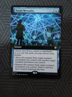 mtg nexus mentality extended art commander: secrets of strixhaven - Image 1