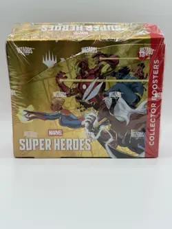 Collector Booster Box Marvel Super Heroes MSH MTG Sealed Magic Gathering - Image 1