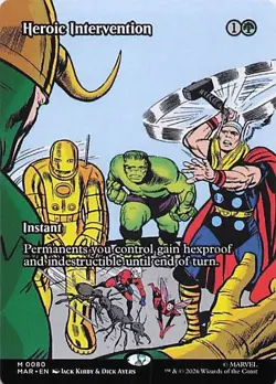 Marvel Universe Eternal-Legal #80 Heroic Intervention (0080) (Borderless) - Image 1