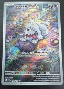 Pokemon TCG Greavard 214/198 SV01 Scarlet & Violet Illustration Rare Holo Eng - Image 5