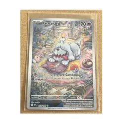 Pokemon Greavard 214/198 Illustration Rare Holo SV01 Scarlet & Violet Basic Card - Image 1