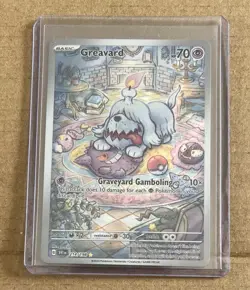 Pokemon Greavard 214/198 Illustration Rare Holo SV01 Scarlet & Violet Basic Card - Image 3