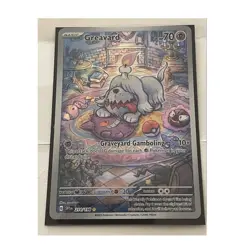Pokemon Greavard 214/198 SV01 Scarlet & Violet Illustration Rare Holo 70 HP - Image 1