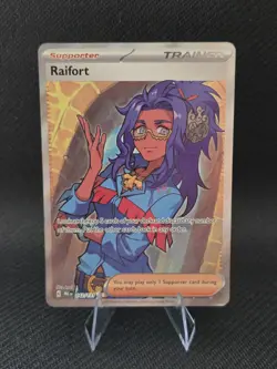 Raifort Prismatic Evolutions Full Art Trainer Pokemon TCG Card 142/131 - Image 1
