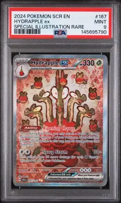 Pokemon STELLAR CROWN - HYDRAPPLE - SPECIAL ILLUSTRATION RARE - 167/142 - PSA 9 - Image 1
