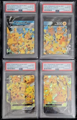 Pokemon x American Cancer Society 🎗 All PSA 10's 🎗 Pikachu V Union SEQUENTIAL - Image 1