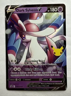 Dark Sylveon V SWSH134 SWSH: Sword & Shield Promo Holo Promo 180 HP Pokemon TCG - Image 1