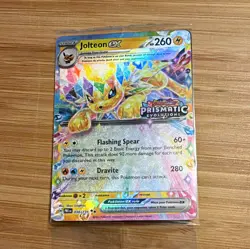The Pokemon Company Jolteon ex Prismatic Evolutions Stamp Promo Holo EN 030/131 - Image 1
