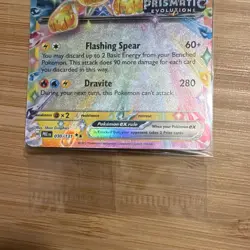 The Pokemon Company Jolteon ex Prismatic Evolutions Stamp Promo Holo EN 030/131 - Image 3