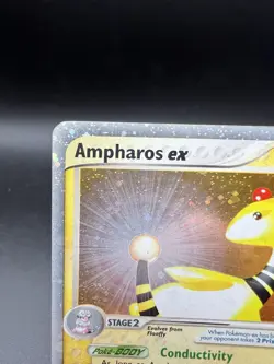 Ampharos ex 89/97 Dragon EX Holo Ultra Rare Stage 2 150 HP Pokemon TCG SWIRLS - Image 4