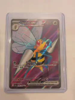 Beedrill ex 098/086 Ultra Rare Chaos Rising Pokemon Holo Near Mint - Image 1