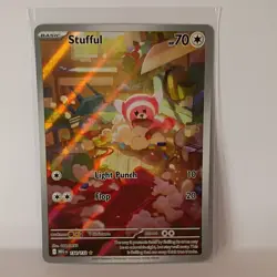 Pokemon TCG Stufful Alt Art Illustration 154/132 - Image 1