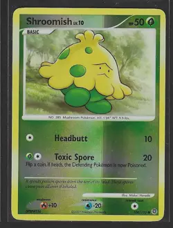 Pokemon - Secret Wonders "Shroomish" 108/132 Reverse Holo X1 - Image 1