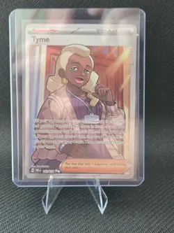 Pokemon TCG Trainer Card Tyme 143/131 Full Art Prismatic Evolutions - Image 3