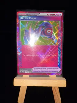 HERO’S CAPE - 152/162 Temporal Forces - Ace Spec Rare Holo Pokemon TCG Card - Image 3