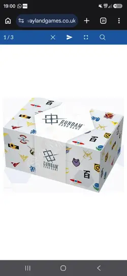 Gundam Card Game Storage Box & Resource Card Set EVX07 ENGLISH SEALED GAMES EXPO - Image 4