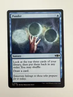 Ponder MTG Magic the Gathering Card NM Near Mint TDC - Image 1