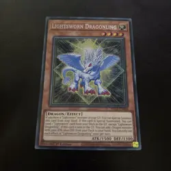 Lightsworn Dragonling MP25-EN066 Prismatic Secret Rare Yugioh Card 1st Ed Mint - Image 1
