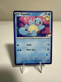 Pokemon TCG My First Battle Blue Border Squirtle Stamp Card NM - Image 1