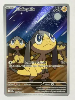 Helioptile 143/132 Mega Evolution ME01 Illustration Rare Pokemon TCG Card NM - Image 1