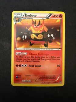 Emboar - 20/114 - Pokemon Black and White Holo Rare Card - Image 1