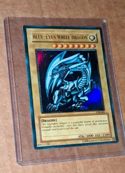 Yu-Gi-Oh Ultra Rare Original Blue-Eyes White Dragon Holo Card SDK-001 - Image 2