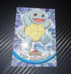 Topps Squirtle 07 TV Animation Edition Holo Pokemon Card Eng 1999 - Image 1