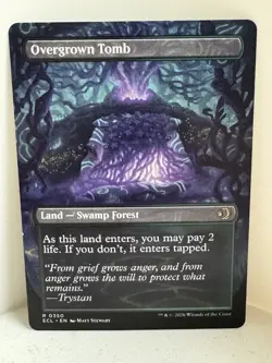Lorwyn Eclipsed #350 Overgrown Tomb (Borderless) - Image 2
