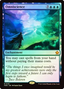 Omniscience *Foil* - FDN - NM - Magic The Gathering - MTG - Image 1