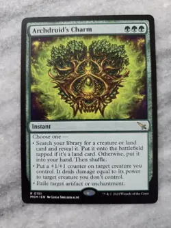 Magic The Gathering Archdruid's Charm MKM 0151 - Image 1