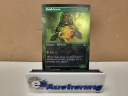 Magic the Gathering MTG - Elvish Mystic 648 CMM Borderless Foil - Image 1