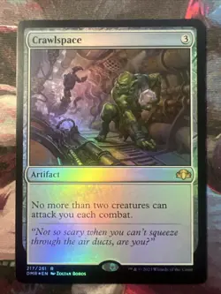 MTG Crawlspace 217/261 Dominaria Remastered Rare Foil NM - Image 1