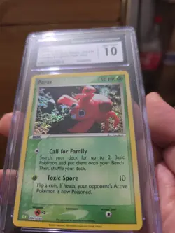 CGC 10 Gem Mjnt Paras 004/034 Trading Card Game Classic Holo Pokemon TCG - Image 3