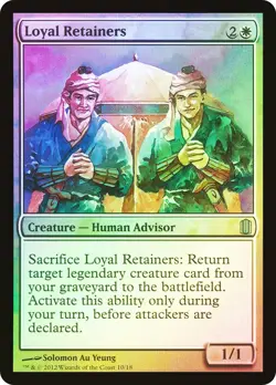 MTG FOIL Loyal Retainers - Commander's Arsenal #010 - Image 1
