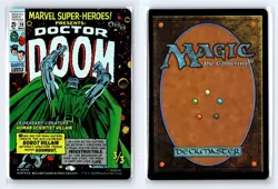 MTG Doctor Doom (Borderless Foil) #394 Marvel Super Heroes - Image 3